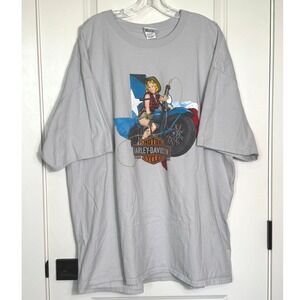 Harley‎ Davidson Stampede Burleson Texas Graphic T Shirt Motorcycle 3XL